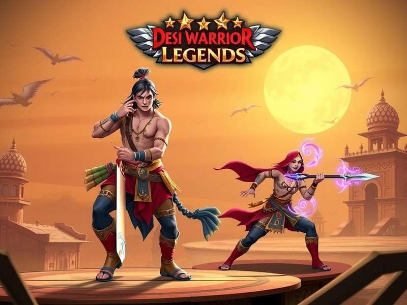 Desi Warrior Legends Character Art